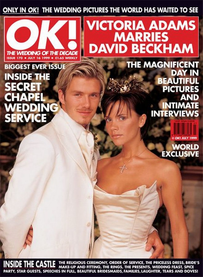 Nhìn lại đám cưới 18 tỷ của David và Victoria Beckham ở lâu đài: Cô dâu chú rể lên đồ như cổ tích, xúc động nhất ảnh bế Brooklyn bé tí - Ảnh 2.