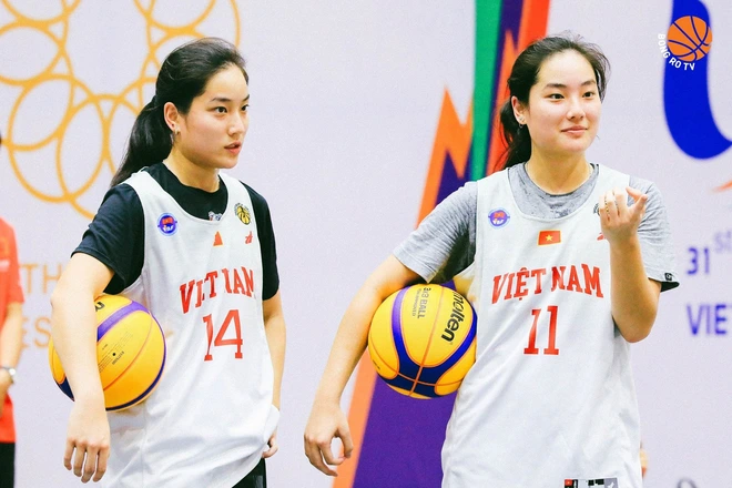 Hot girl bóng rổ: Cao 1m75, nhan sắc xinh đẹp, có chị em song sinh cùng thi đấu ở SEA Games 31 - Ảnh 3.