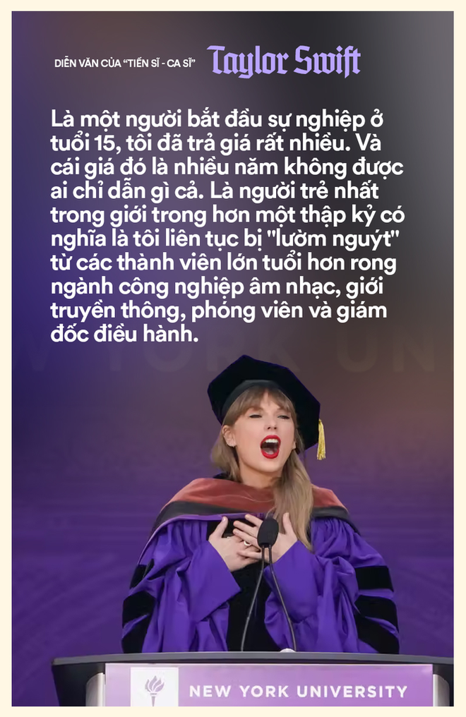 Trọn vẹn bài diễn văn truyền cảm hứng của Tiến sĩ Taylor Swift: Khi chúng ta mất đi nhiều thứ, chúng ta cũng sẽ đạt được nhiều thứ - Ảnh 13.