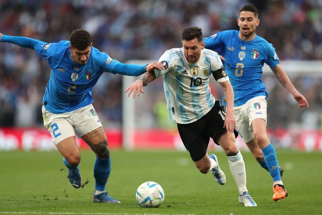 Messi tỏa sáng, Argentina thắng đậm Italy để giành Siêu cúp Liên lục địa - Ảnh 5.