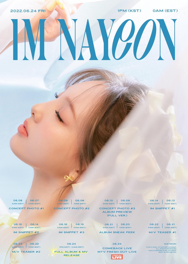 Nayeon (TWICE) nhá hàng loạt ảnh ra mắt solo xinh đẹp, JYP tung nhóm nhỏ đầu tiên của ITZY - Ảnh 5.