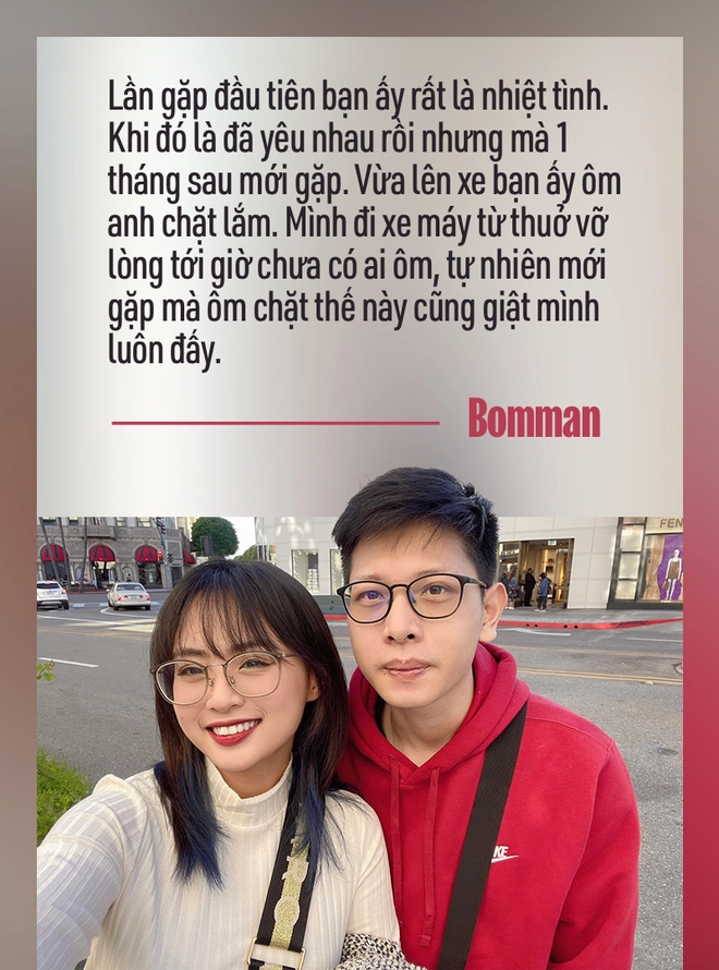 Phỏng vấn độc quyền Minh Nghi - Bomman: Buổi hẹn hò đầu tiên là đi ăn bún đậu mắm tôm, đàng gái phải chủ động từ A đến Z - Ảnh 2.