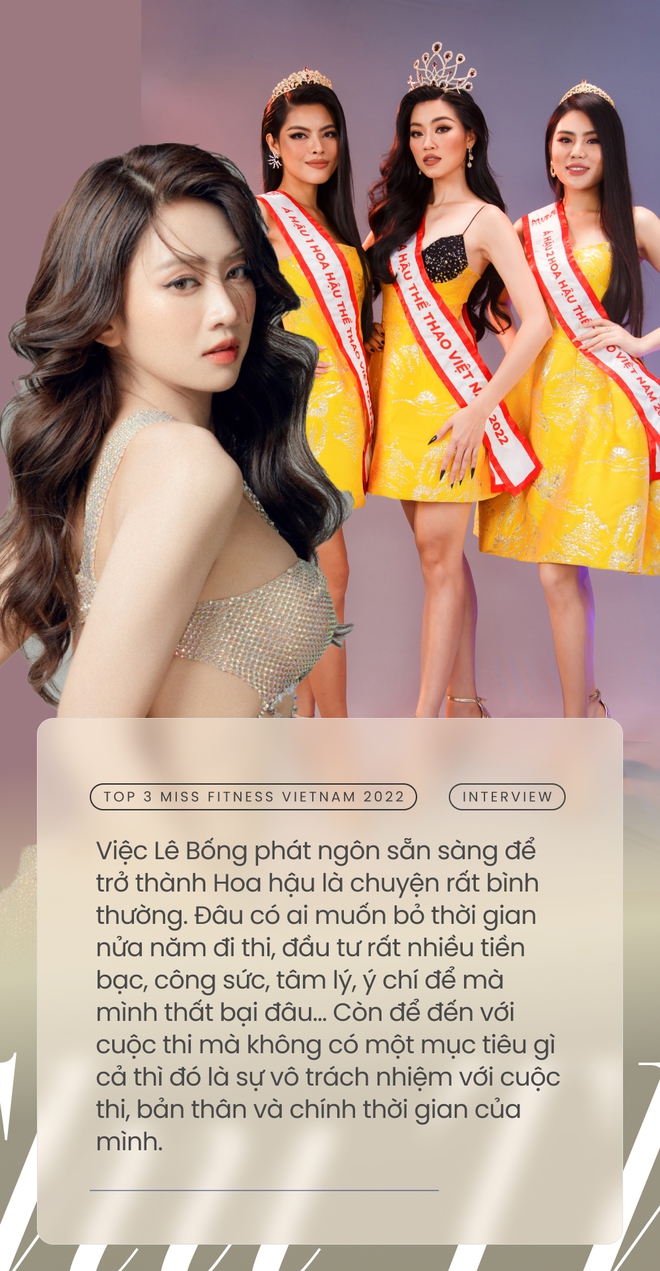 Gặp Top 3 Hoa hậu Thể thao Việt Nam 2022: Đoàn Thu Thủy sốc và ấm ức trước tin đồn, 2 Á hậu tiết lộ tính cách thật của Lê Bống - Ảnh 9.